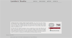 Desktop Screenshot of landersstudio.com